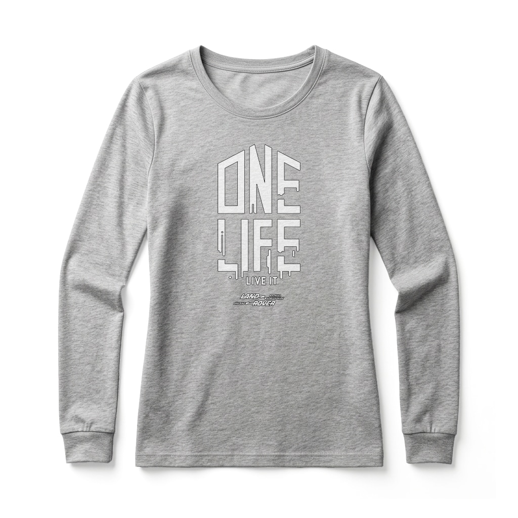 T-shirt Manches Longues One Life, Live it ! - Athletic Heather T-shirt Manches Longues One Life, Live it ! - Athletic Heather