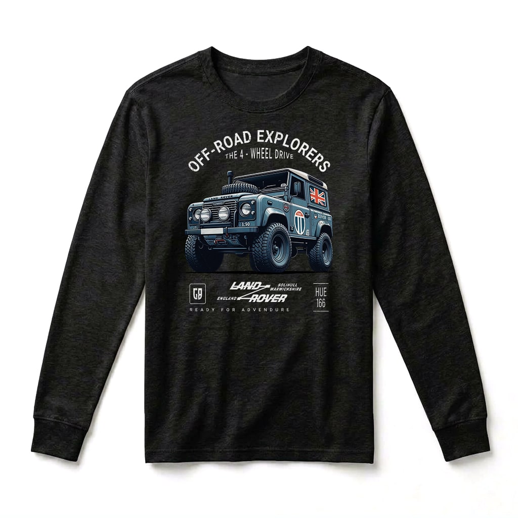 T-shirt Manches Longues Land Rover Defender 90 - Black T-shirt Manches Longues Land Rover Defender 90 - Black