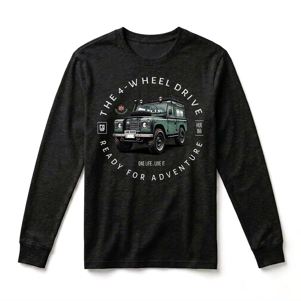 Land Rover Series Long Sleeve T-Shirt - Black Land Rover Series Long Sleeve T-Shirt - Black
