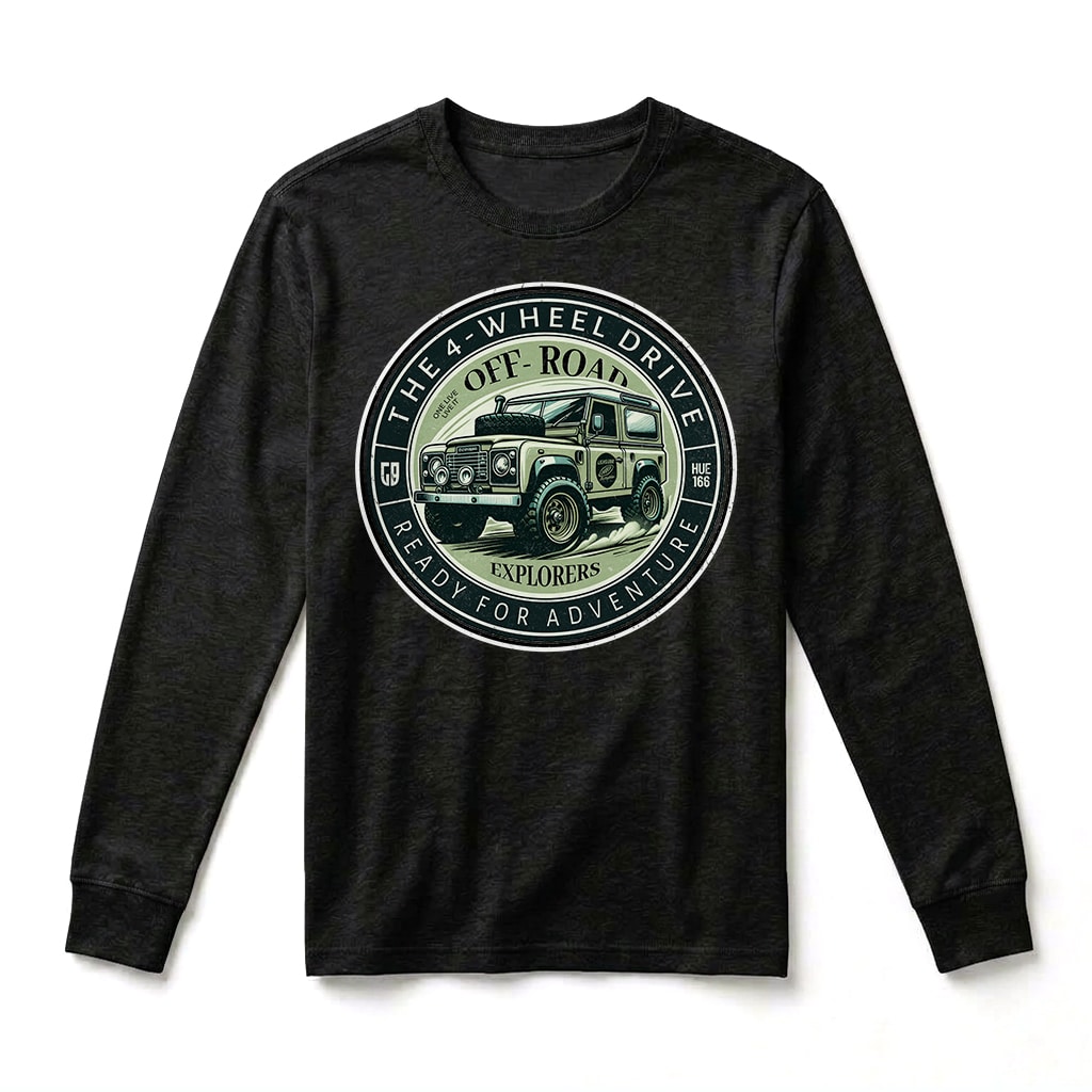 T-shirt Manches Longues Land Rover Defender 90 - Black T-shirt Manches Longues Land Rover Defender 90 - Black