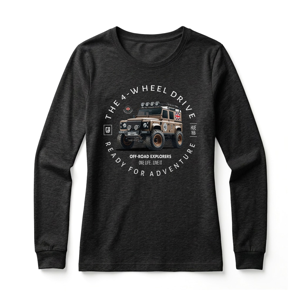 Land Rover Defender 110 Long Sleeve T-Shirt - Black Land Rover Defender 110 Long Sleeve T-Shirt - Black