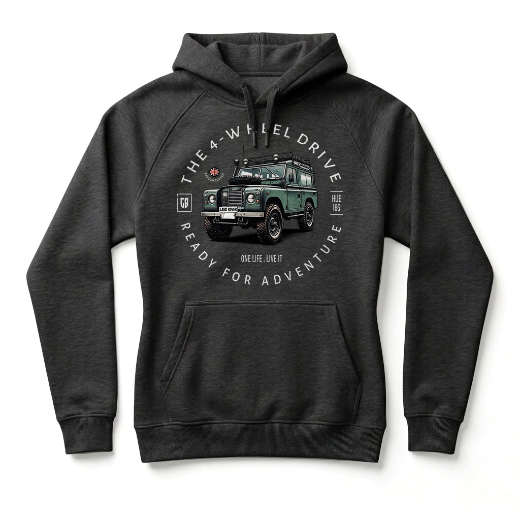 Sweatshirt à capuche Land Rover Series - Black Sweatshirt à capuche Land Rover Series - Black