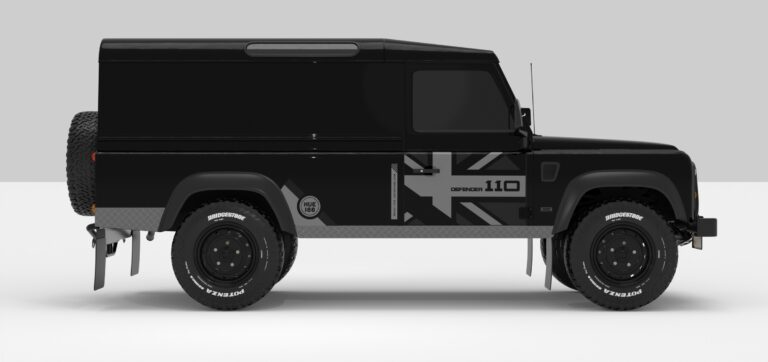 Defender Black -- Dark Grey / Ligth Grey