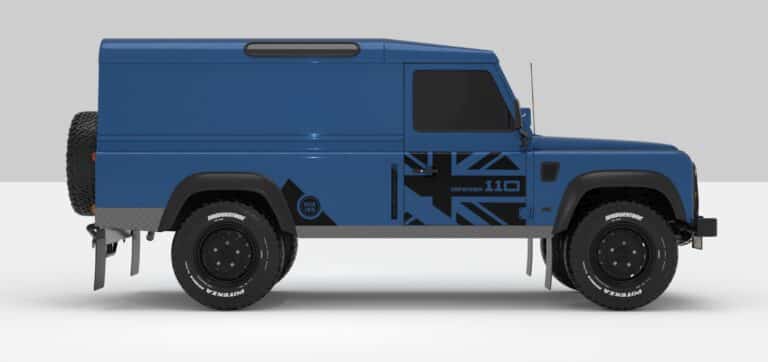 Defender Blue -- Sticker -- Black