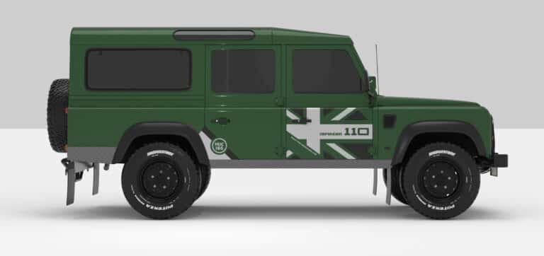 Defender Green -- Dark Grey-Super Ligth Grey
