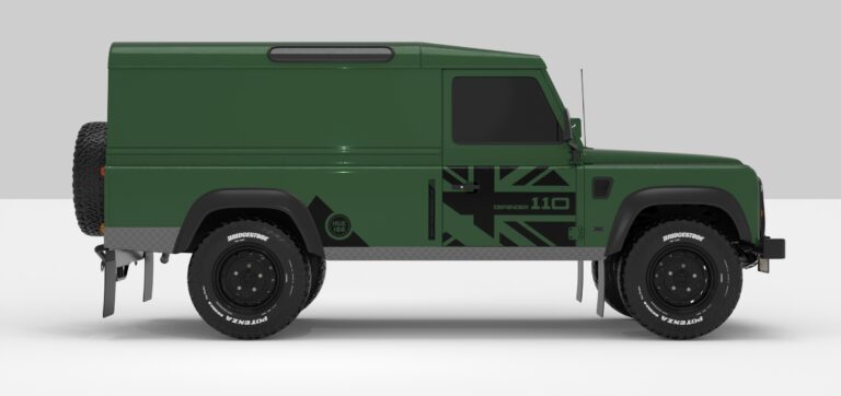 Defender Green -- Sticker -- Black