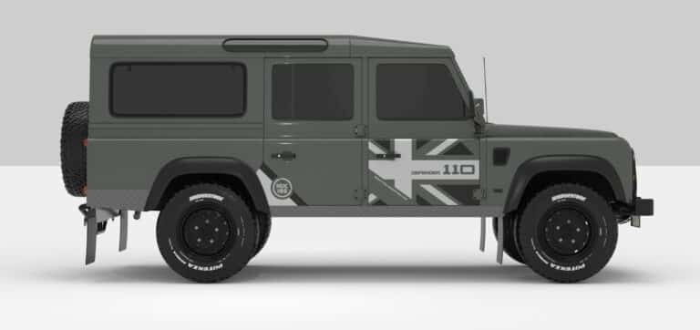 Defender Keniswick Green -- Dark Grey-Super Ligth Grey