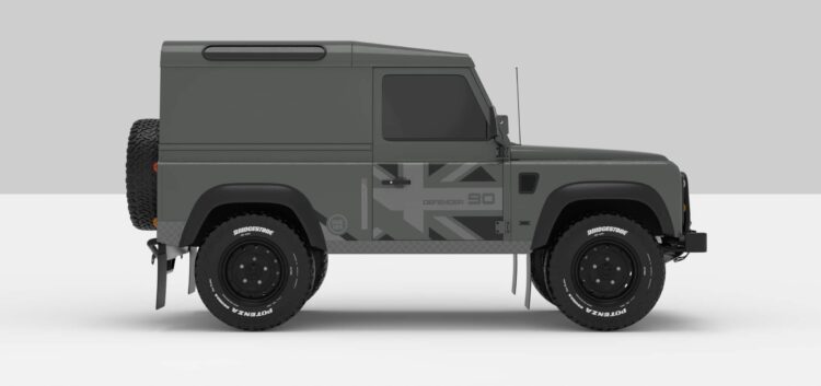 Defender Keniswick Green -- Dark Grey / Ligth Grey