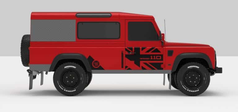Defender Red -- Black
