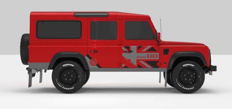 Defender Red -- Dark Grey-Ligth Grey