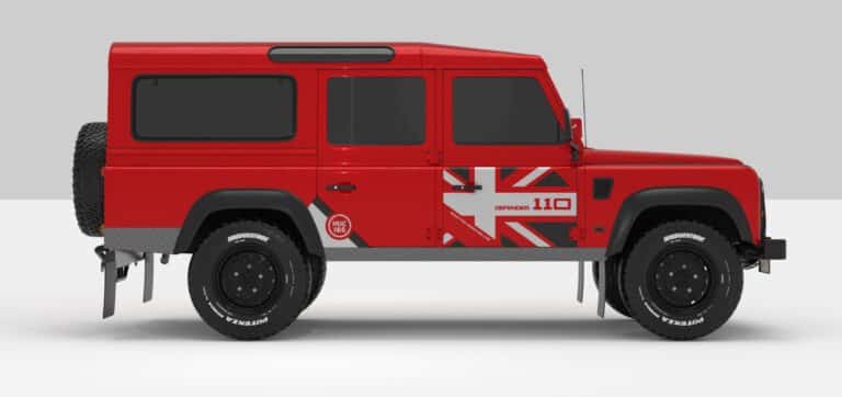 Defender Red -- Dark Grey-Super Ligth Grey