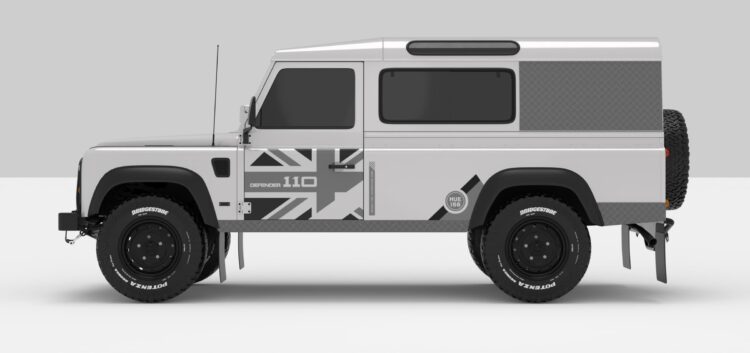 Defender White -- Dark Grey-Ligth Grey -- Face B