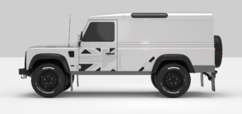Defender White -- Dark Grey / Super Ligth Grey -- Face B
