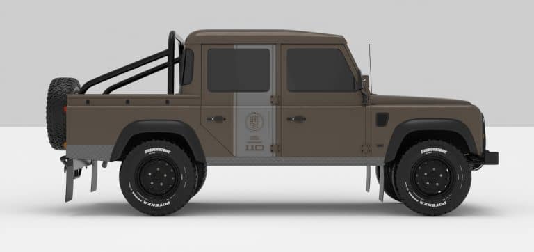 Defender brown -- Sticker Ligth Grey