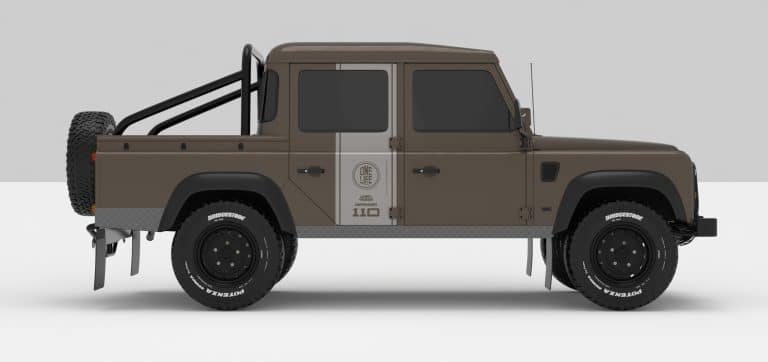 Defender brown -- Sticker Super Ligth Grey
