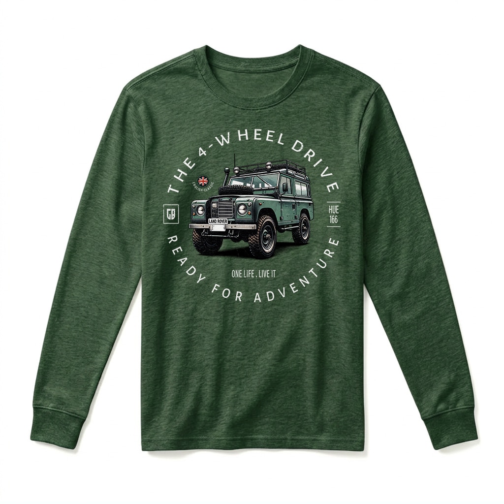 Land Rover Series Long Sleeve T-Shirt - Forest Green Land Rover Series Long Sleeve T-Shirt - Forest Green