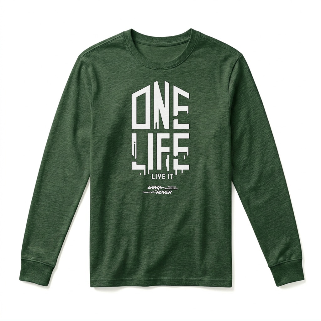 T-shirt Manches Longues One Life, Live it ! - Forest Green T-shirt Manches Longues One Life, Live it ! - Forest Green
