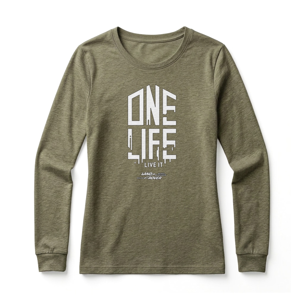 T-shirt Manches Longues One Life, Live it ! - Military Green T-shirt Manches Longues One Life, Live it ! - Military Green