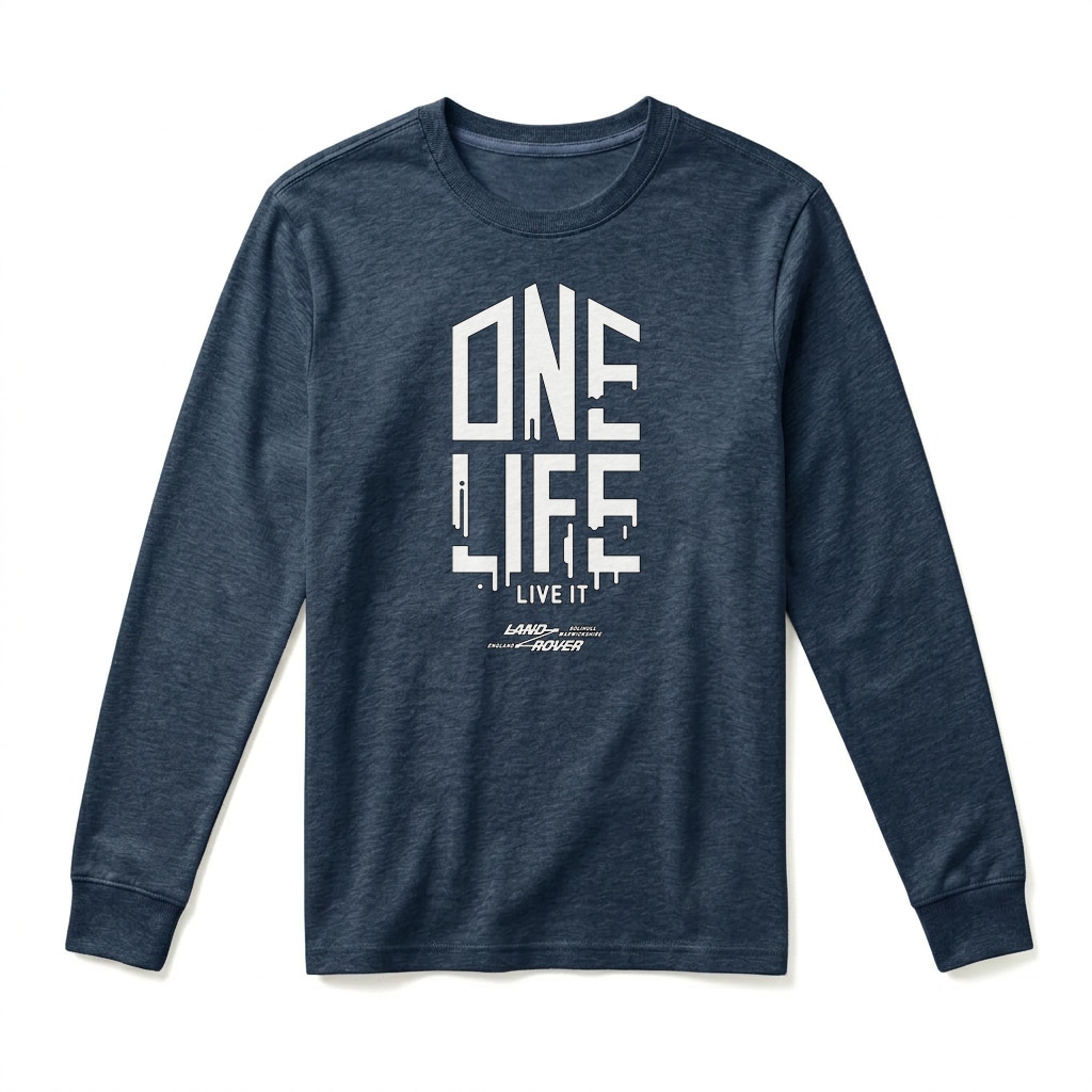 T-shirt Manches Longues One Life, Live it ! - Navy T-shirt Manches Longues One Life, Live it ! - Navy