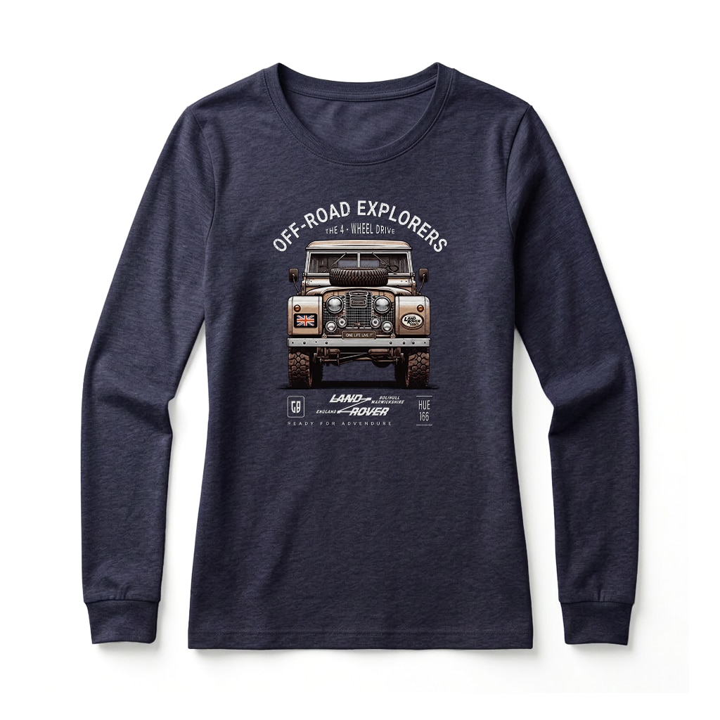 Land Rover Series Long Sleeve T-Shirt - Navy Land Rover Series Long Sleeve T-Shirt - Navy