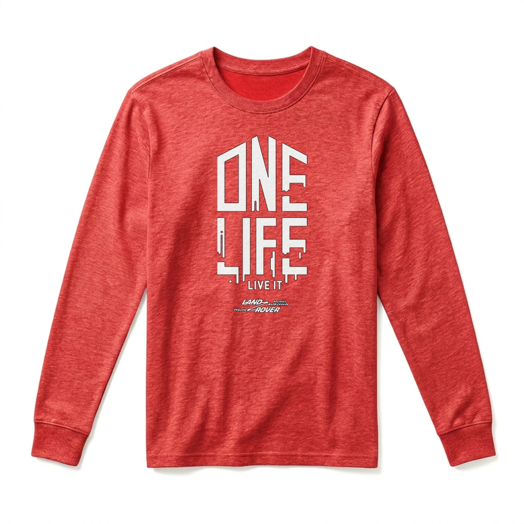 T-shirt Manches Longues One Life, Live it ! - Red T-shirt Manches Longues One Life, Live it ! - Red