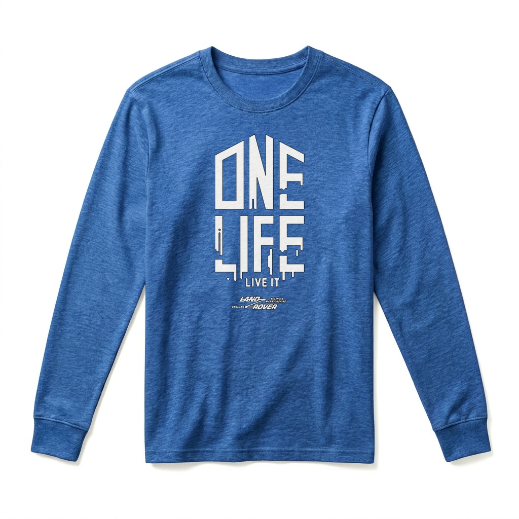 T-shirt Manches Longues One Life, Live it ! - Royal T-shirt Manches Longues One Life, Live it ! - Royal