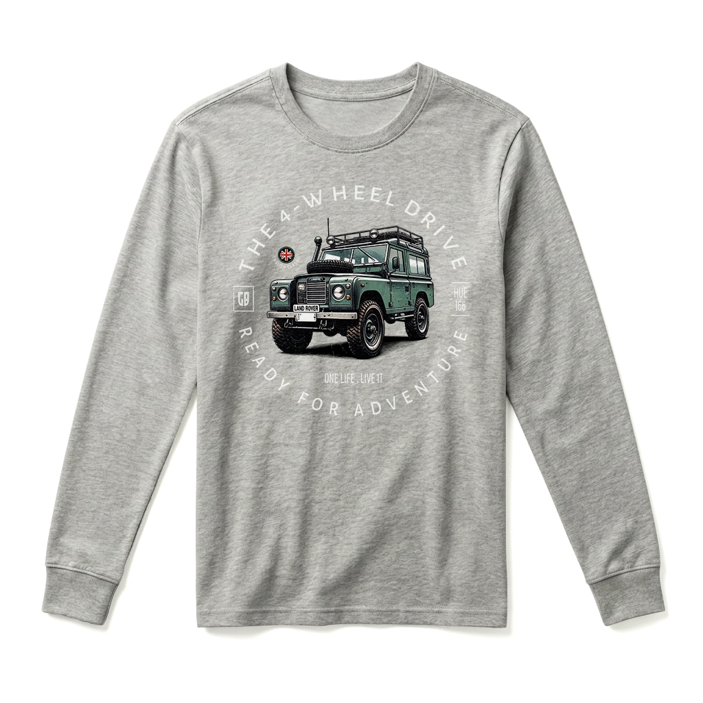 Land Rover Series Long Sleeve T-Shirt - Sport Grey Land Rover Series Long Sleeve T-Shirt - Sport Grey