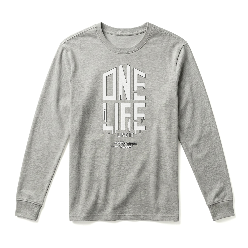 T-shirt Manches Longues One Life, Live it ! - Sport Grey T-shirt Manches Longues One Life, Live it ! - Sport Grey