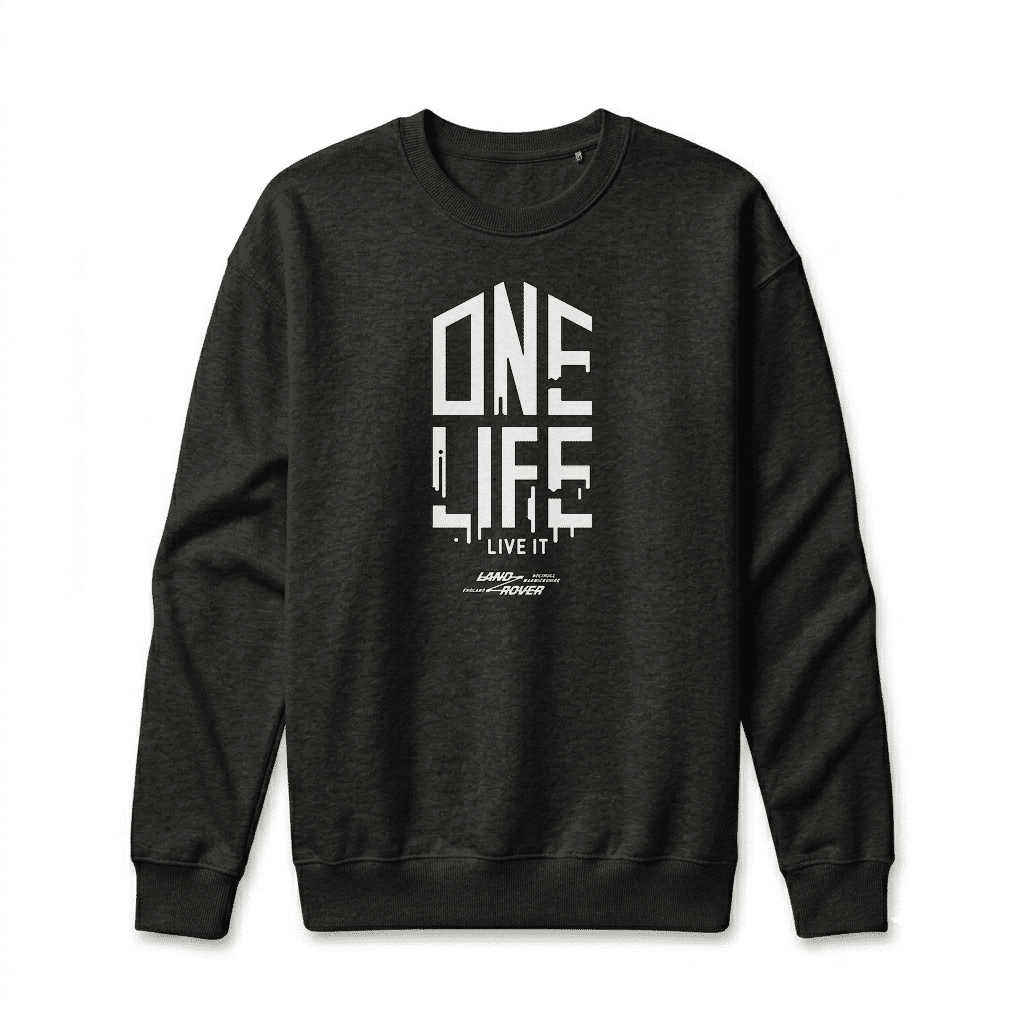 Sweatshirt Land Rover - Black Sweatshirt Land Rover - Black