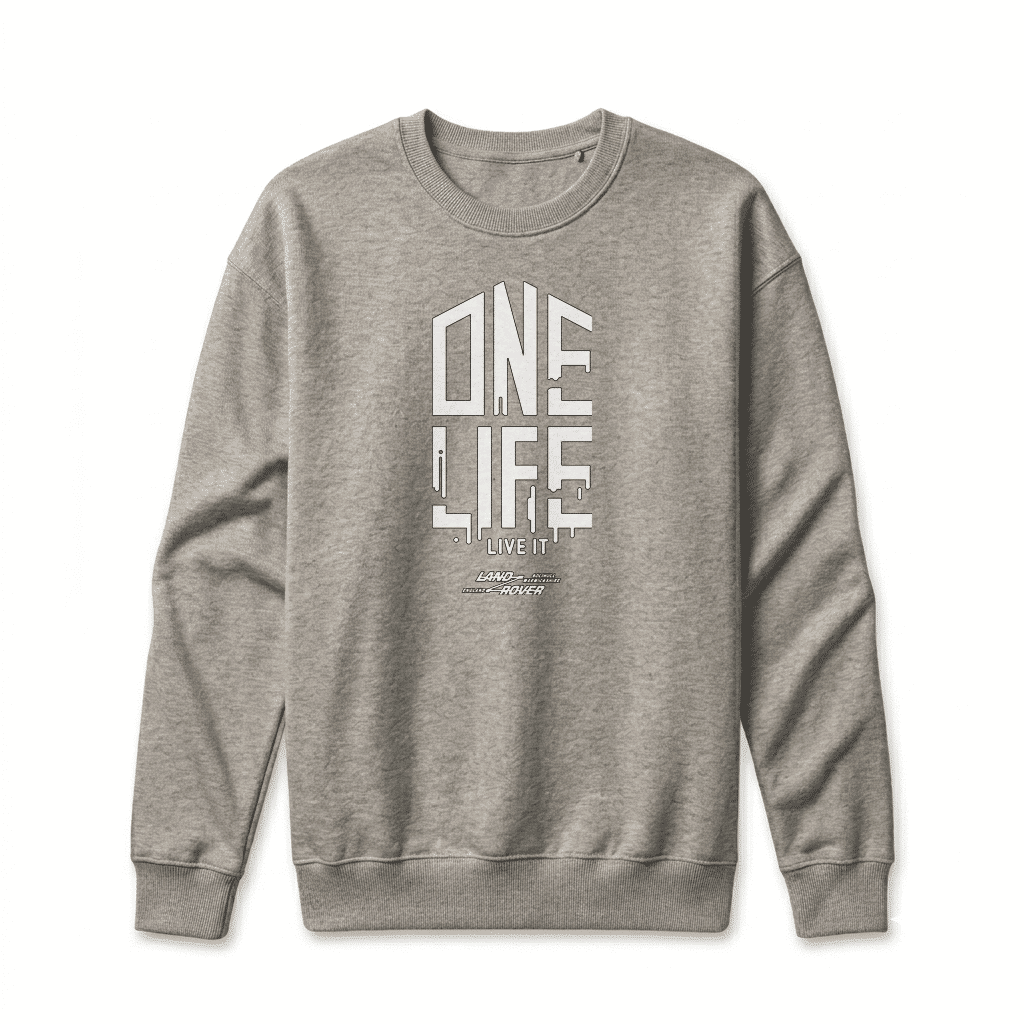 Sweatshirt Land Rover - Carbon Grey Sweatshirt Land Rover - Carbon Grey
