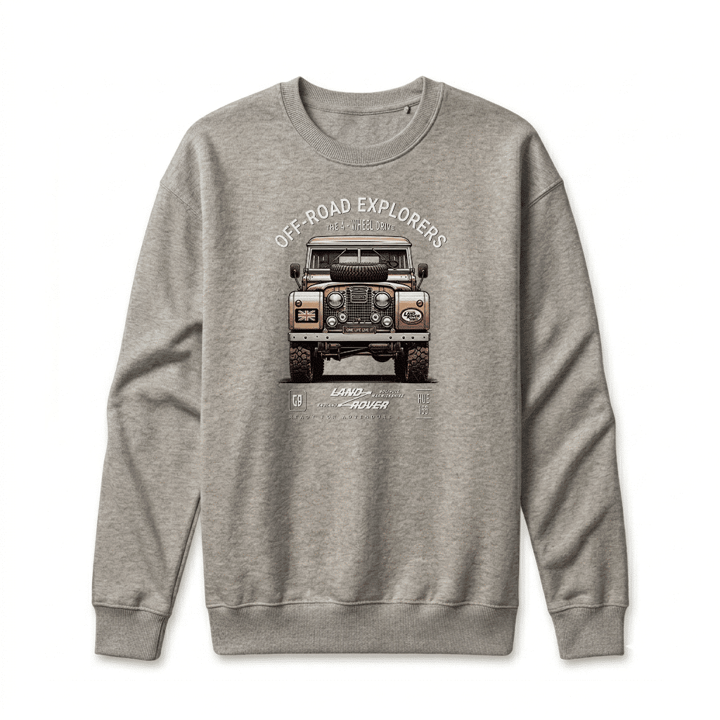 Sweat-shirt Land Rover - Carbon Grey Sweat-shirt Land Rover - Carbon Grey