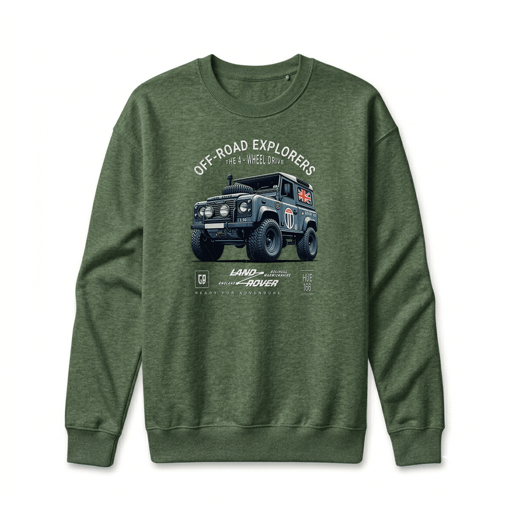 Land Rover Sweatshirt – Forest Green Land Rover Sweatshirt – Forest Green