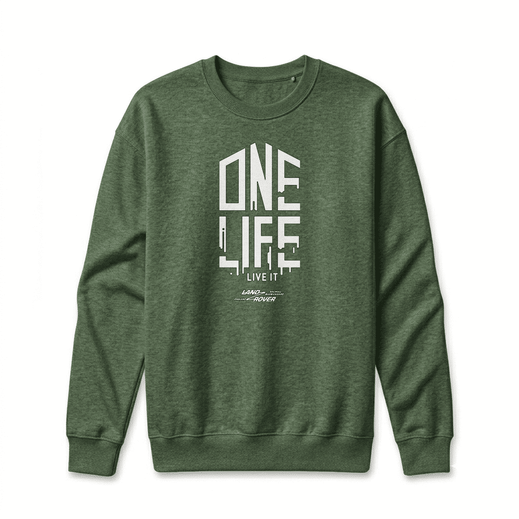 Sweatshirt Land Rover - Forest Green Sweatshirt Land Rover - Forest Green