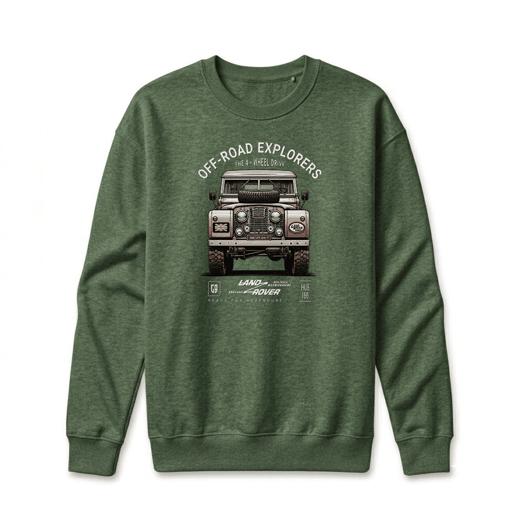 Sweat-shirt Land Rover - Forest Green Sweat-shirt Land Rover - Forest Green