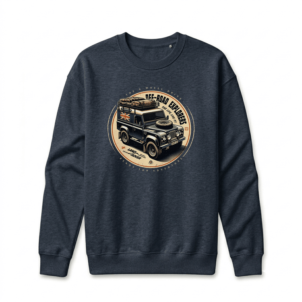 Sweatshirt Land Rover Defender 90 - Navy Blazer Sweatshirt Land Rover Defender 90 - Navy Blazer