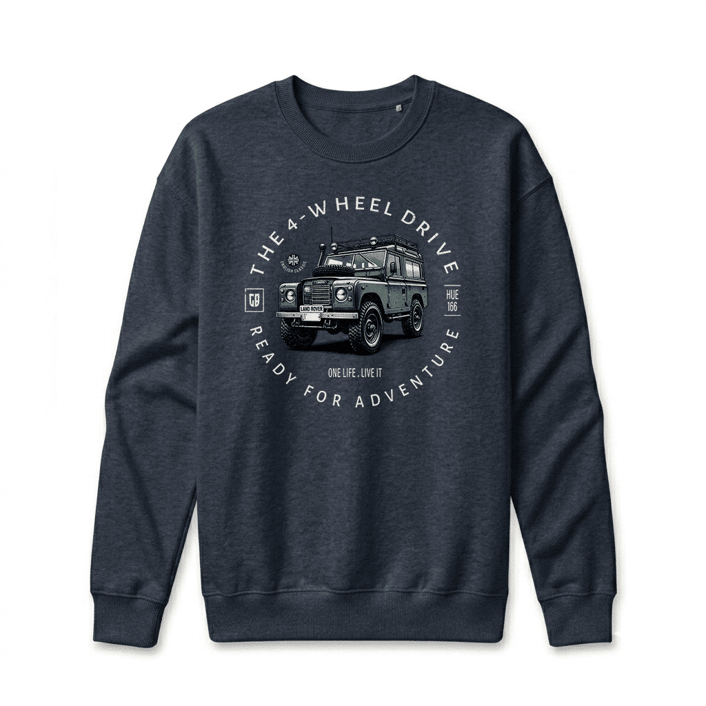 Sweatshirt Land Rover Series - Navy Blazer Sweatshirt Land Rover Series - Navy Blazer