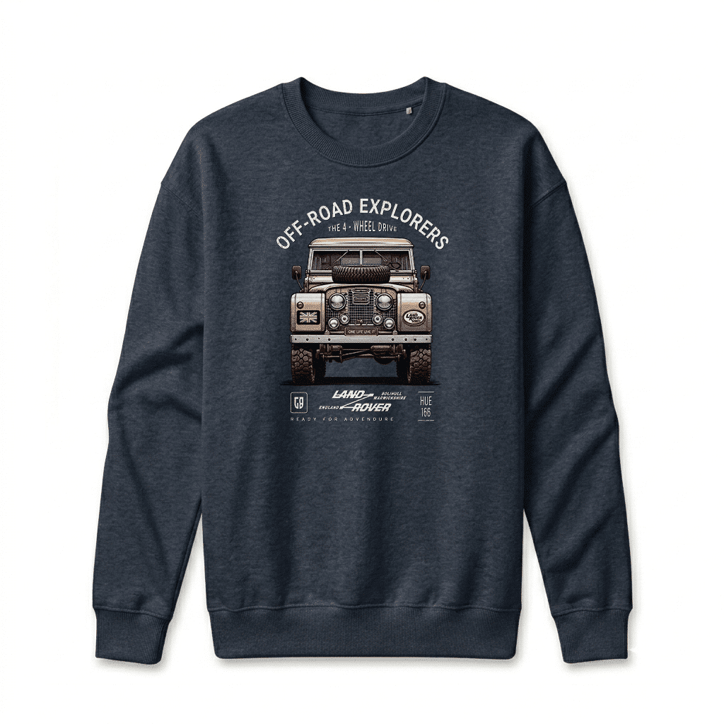 Sweat-shirt Land Rover - Navy Blazer Sweat-shirt Land Rover - Navy Blazer