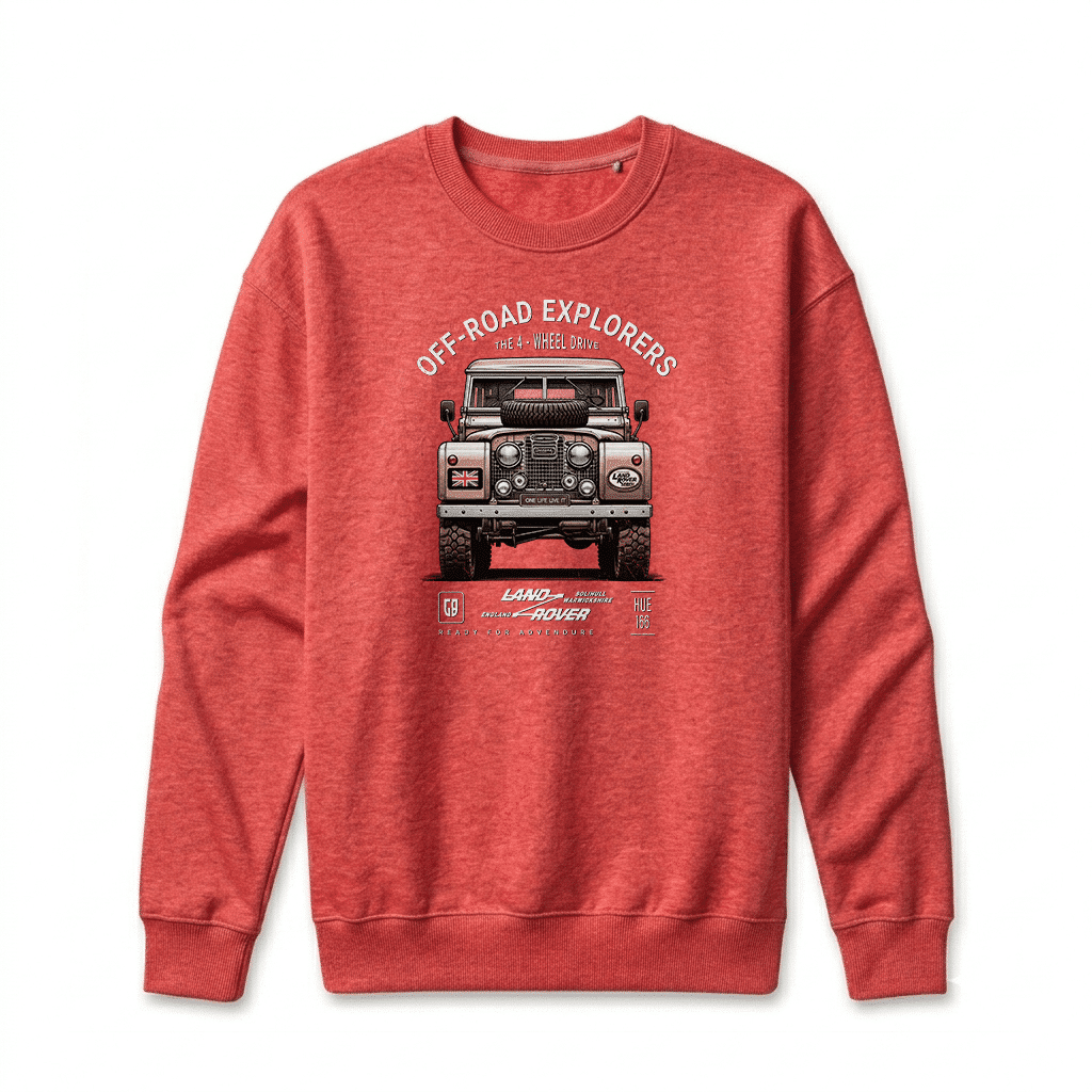 Sweat-shirt Land Rover - Team Red Sweat-shirt Land Rover - Team Red