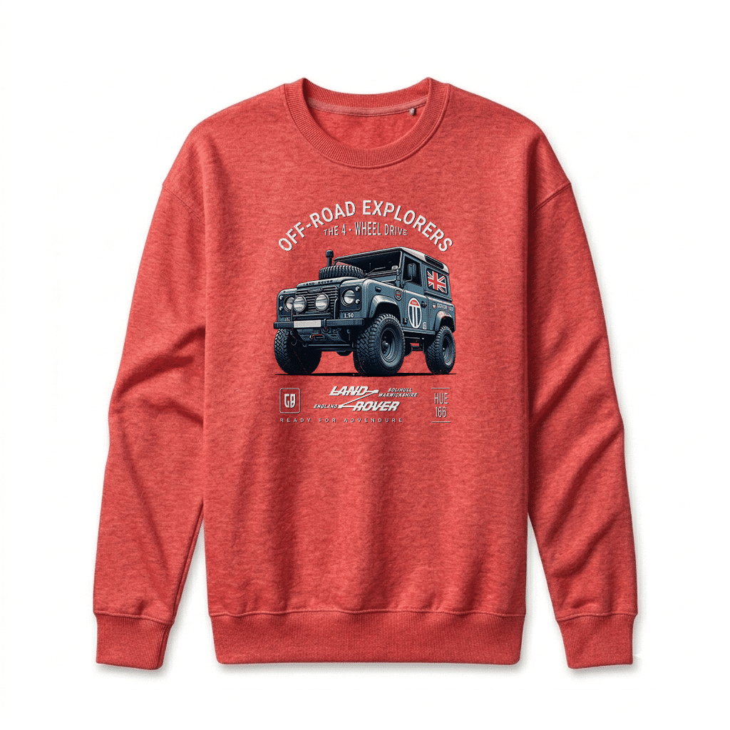 Sweatshirt Land Rover - Team-Red Land Rover Sweatshirt – Team-Red