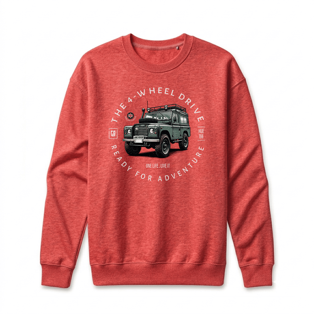 Sweatshirt Land Rover Series - Team Red Sweatshirt Land Rover Series - Team Red