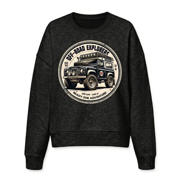 Sweatshirt Land Rover Series - Black