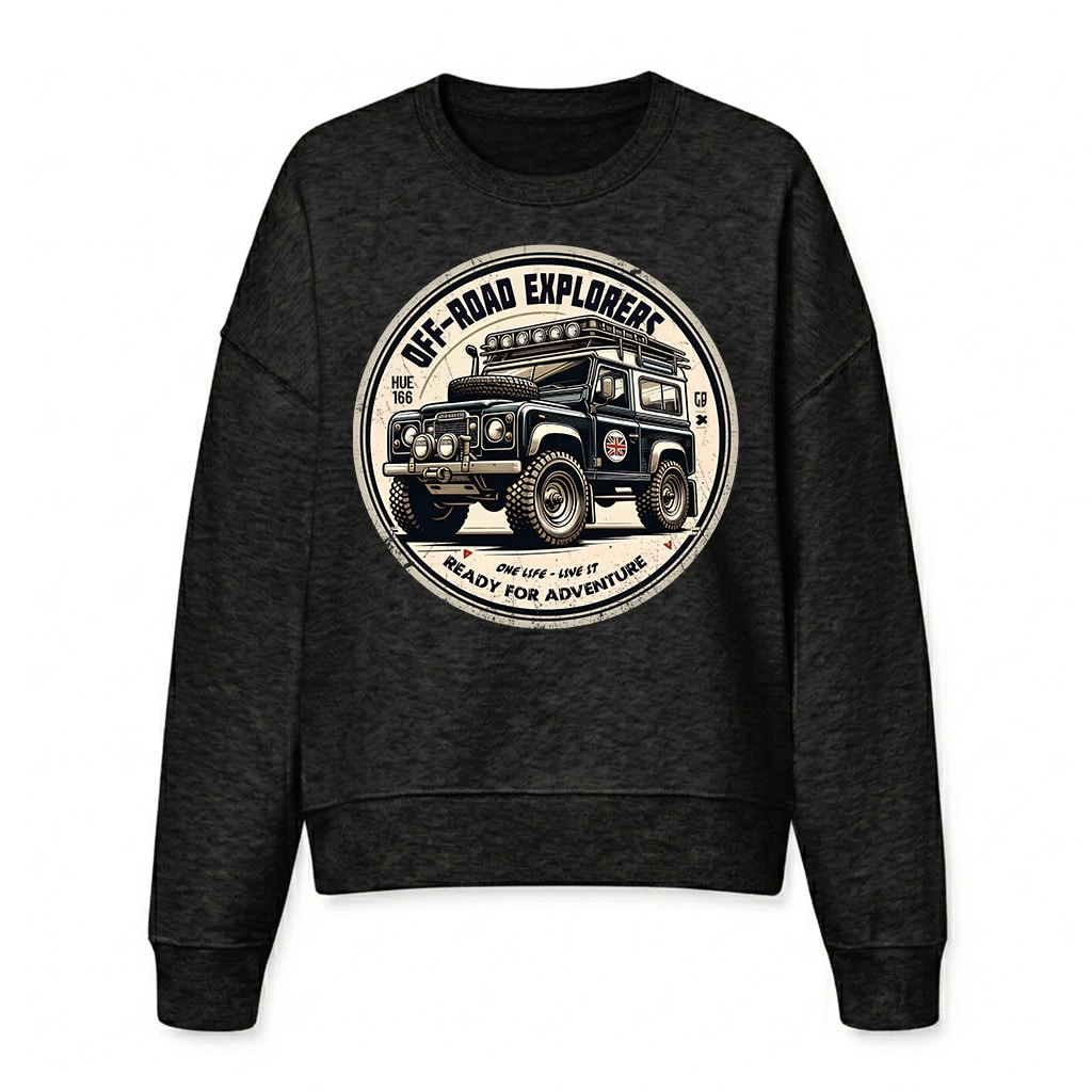 Land Rover Series Sweatshirt - Black Land Rover Series Sweatshirt - Black