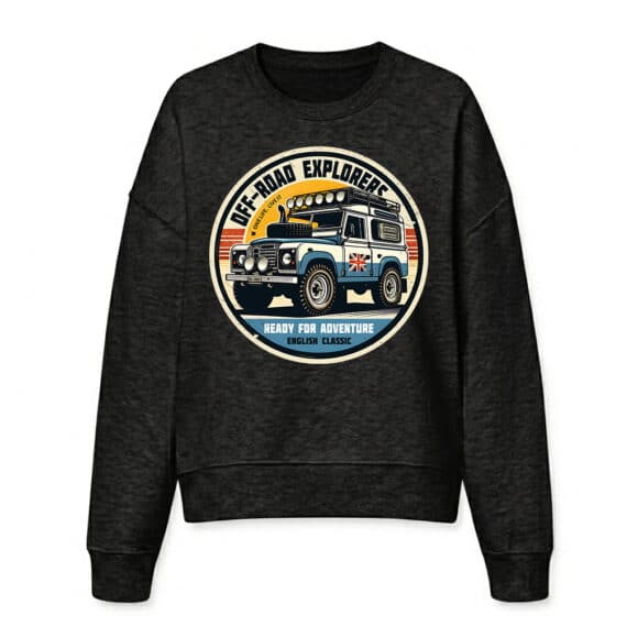 Sweatshirt Land Rover Series - Black