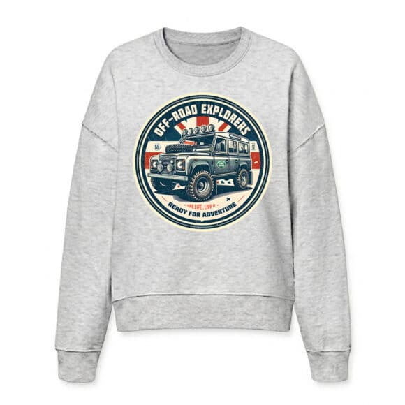 Sweatshirt Land Rover Defender 110 - Cool Heather Grey