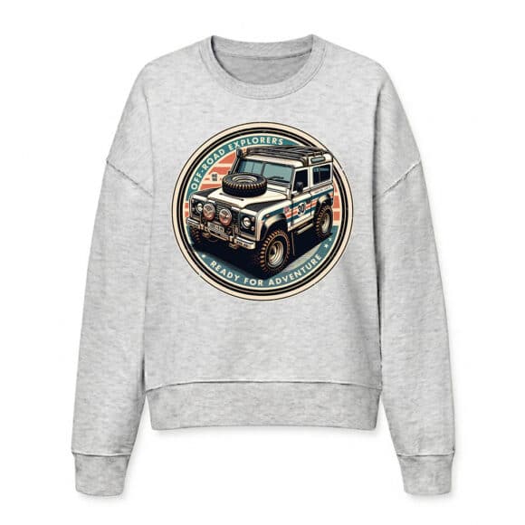 Sweatshirt Land Rover Defender 90 - Cool Heather Grey