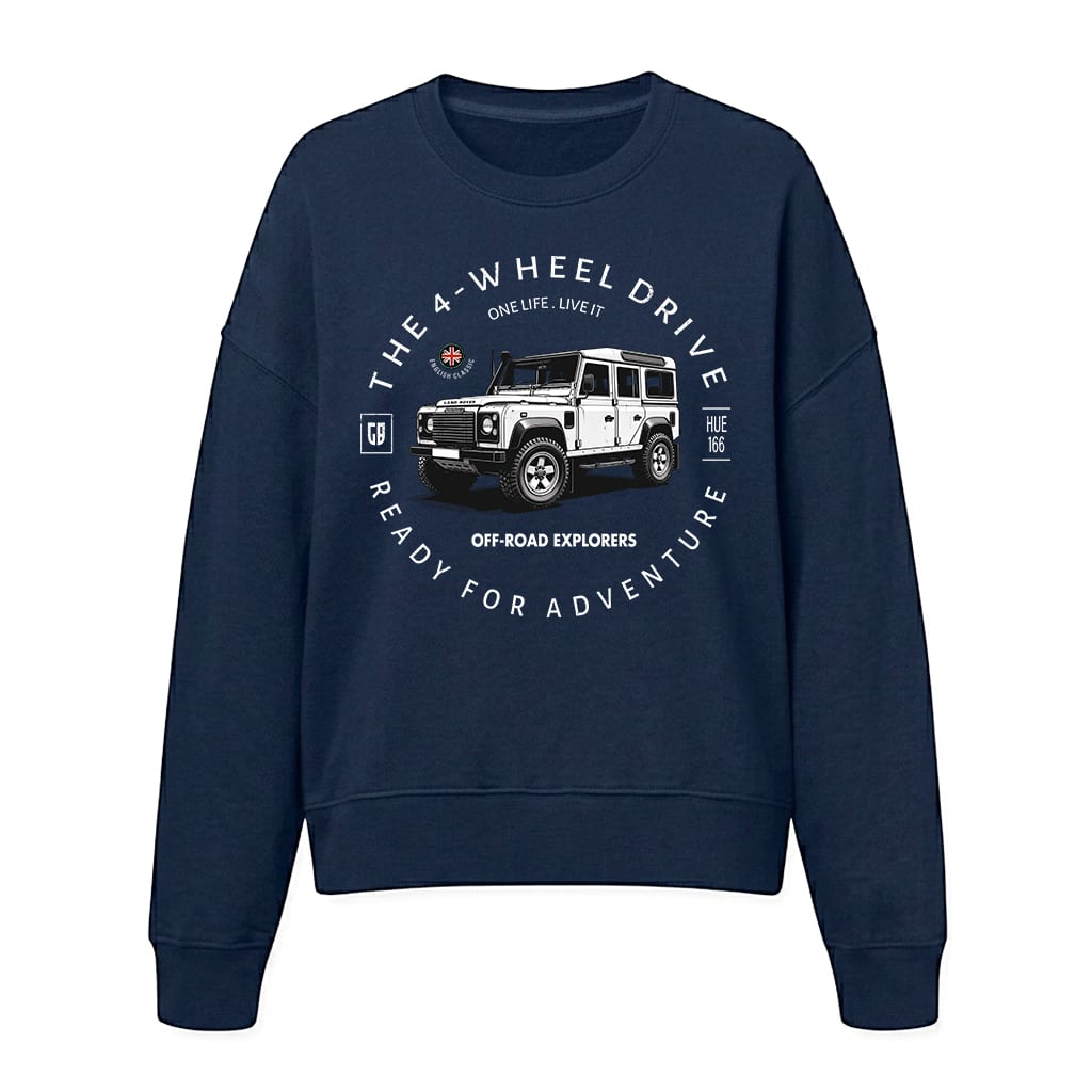 Land Rover Defender 110 Sweatshirt - French Navy Land Rover Defender 110 Sweatshirt - French Navy