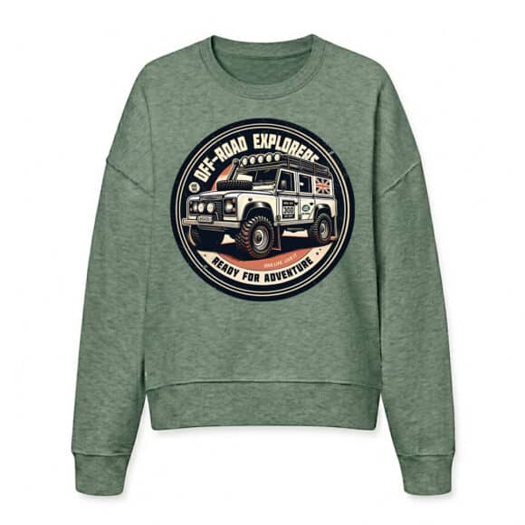 Sweatshirt Land Rover Defender 110 - Green Bay