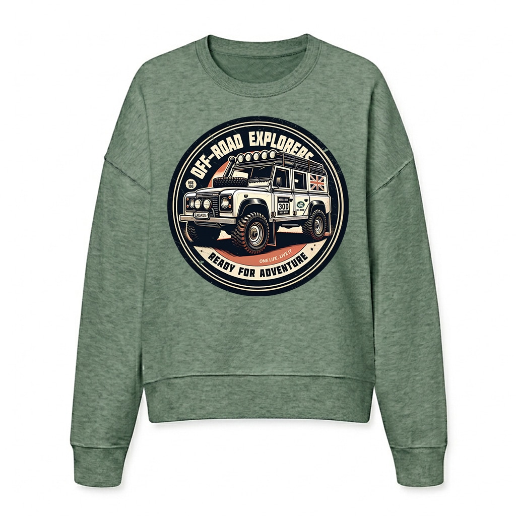 Land Rover Defender 110 Sweatshirt - Green Bay Land Rover Defender 110 Sweatshirt - Green Bay
