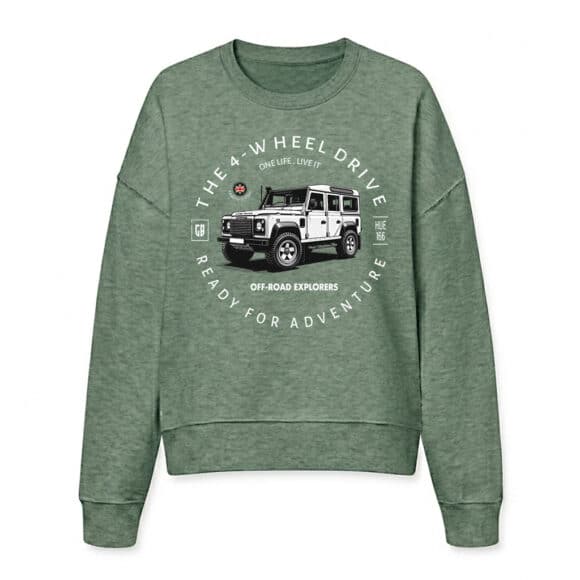 Sweatshirt Land Rover Defender 110 - Green Bay