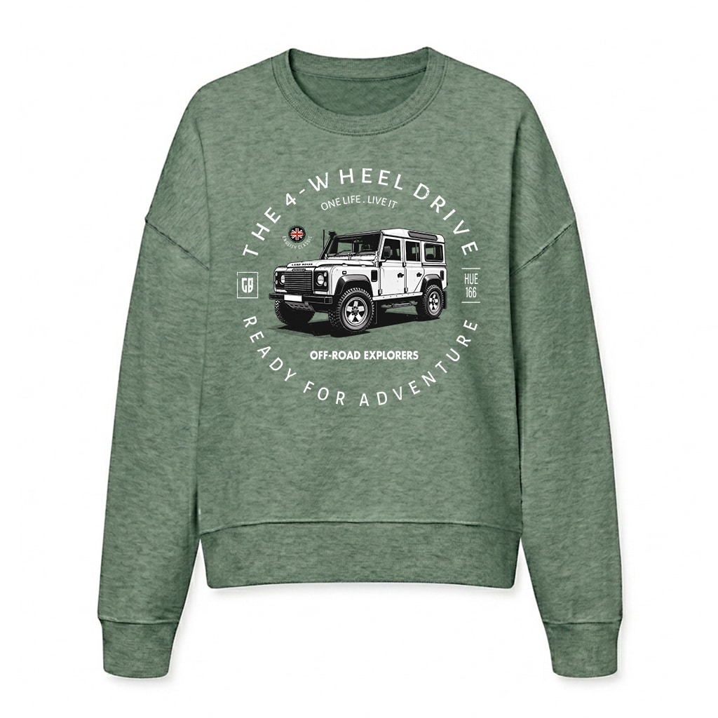 Land Rover Defender 110 Sweatshirt - Green Bay Land Rover Defender 110 Sweatshirt - Green Bay